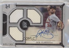 2018 Museum Collection Signature Swatches Triple Relic Jack Flaherty Auto 13qg