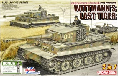 Dragon 6800 Pz.Kpfw.VI Late Production 'Wittman's Last Tiger' 1/35 Scale Kit