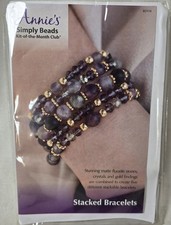 Annie  s Simply Beads Kit Of The Month "Stacked Bracelets" BD114