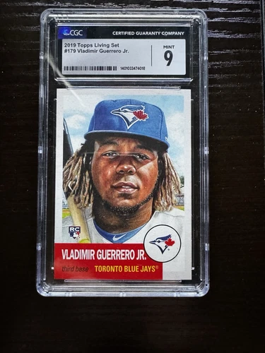 2019 Topps Living Set - Vladimir Guerrero Jr. #179 /27749 (RC) Graded CGC 9