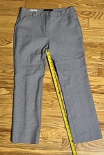 max mara weekend Pleated Trousers Straight Leg Blue And White Geometric