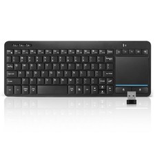 Multi-Device Wireless Bluetooth Keyboard with Touchpad-Wireless Keyboard with...