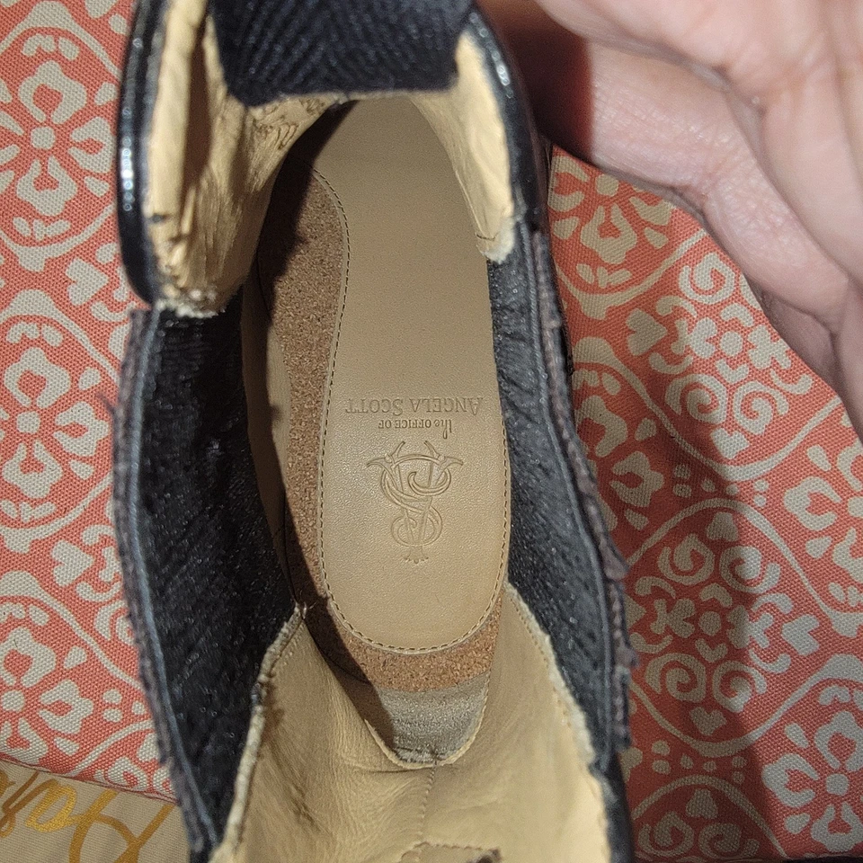 The Office of Angela Scott Mr. Jagger Star Botines Cuero Negro Talla 36 5.5 Foto 3 de 4