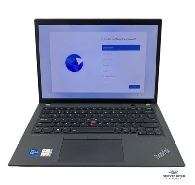 Lenovo ThinkPad X13 Gen 2i Quad Core i7-1185G7 3.00GHz 256GB SSD 16GB RAM Win11