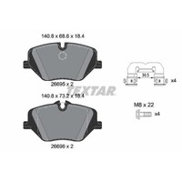 Textar Q+ BremsbelÄGe Satz Vorne Passend FüR BMW 2 5 X1 X2 Mini Cooper | 2669501