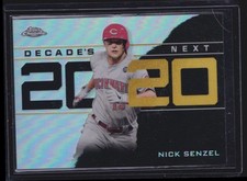 2020 Topps Chrome Update Decade's Next Nick Senzel Cincinnati Reds #DNC-12
