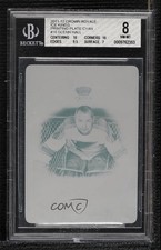 2011 Crown Royale Ice Kings Printing Plate Cyan 1/1 Glenn Hall #16 BGS 8 HOF 0c6