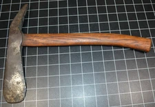 BLACKSMITH MADE - ICE AXE WITH VINTAGE ORIGINAL HANDMADE HANDLE - VERY GOOD