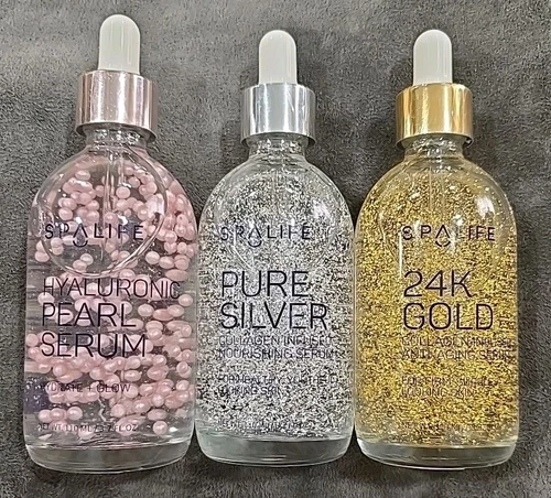 3 Spa Life anti-aging SERUM Collagen 24K GOLD, Hyaluronic PEARL, collagen Serum 