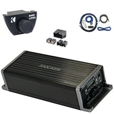 Kicker KEY200.4 Amplificatore Full Range 200W 4 Canali, Telecomando, Kit, Blocco Alimentazione