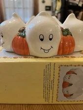 Ceramic Ghost Head Candy Dish Never Used Comes In Original Box Packaging 