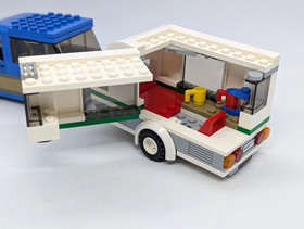 LEGO City 60117  Van & Caravan Complete with Minifigures and instructions
