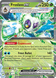 Froslass ex 003/182 Paradox Rift Double Rare Holo
