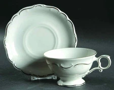 Schumann - Bavaria Platinum Scroll Cup & Saucer 658451