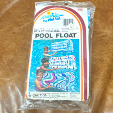 The Wet Set 30" x 21" Inflatable Pool Float, Model Pool Float, MPN 59160