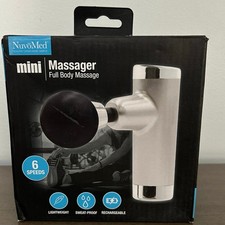 NuvoMed Handheld Mini Massager Full Body Massage Rechargeable 6 Speeds NEW