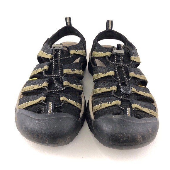Sandali da trekking impermeabili Keen Newport H2 da uomo taglia 9 5 EUR 42 5 neri outdoor