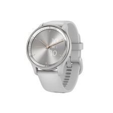 GARMIN 010-02665-03 vivomove Trend Hybrid Smartwatch with Stainless Steel Bezel