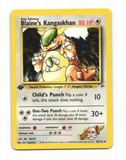 Blaine's Kangaskhan 36/132 Uncommon Gym Heroes Pokemon 1st Edition LP on eBay