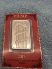 1 oz Silver Bar - PAMP Suisse - 2013 - Year of the Snake (In Assay)