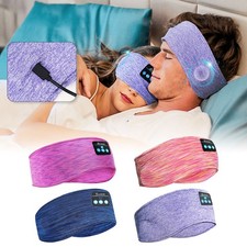 Wireless Bluetooth Sleep Headband Stereo Headset Sport Music Headphone CW
