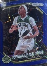 2025 Prizm WNBA Dominique Malonga Seattle Storm Blue Velocity Rookie #116 1