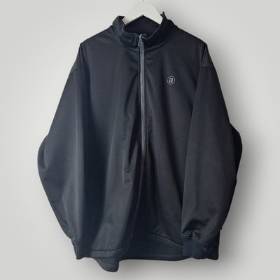 Abacus Sportswear Golfjacke schwarz Softshell Full Zip dünnes Fleece Herren XXL