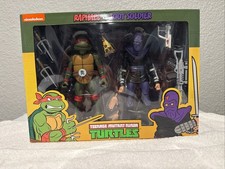 NECA Raphael vs Foot Soldier Action Figure 2 Pack Teenage Mutant Ninja Turtles C
