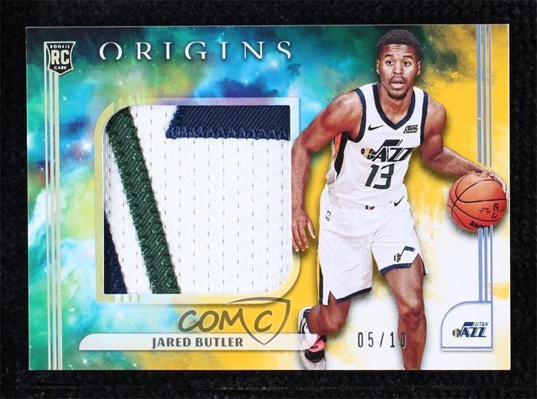2021 Panini Origins Rookie Jumbo Jerseys Gold 5/10 Jared Butler #JJ-JAR RC qf8