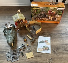 SCHLEICH 42350 Dschungel Forschungsstation Croco Basisstation Wildlife