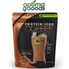 Chike Mocha Iced Coffee Protein Powder 20g Whey, 27.1 oz Tub