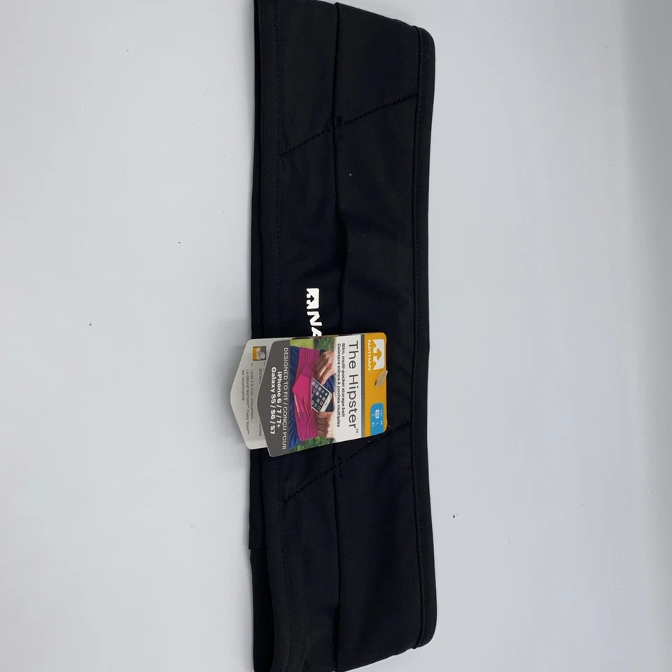 Nathan The Hipster - Step Through Running Belt/Waist Pack, Lightweight, Black XS - Image 2 of 4