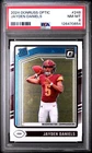 2024 PANINI DONRUSS OPTIC #248 JAYDEN DANIELS PSA 8