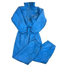 Vintage One Piece Ski Suit 90s Retro Snowboarding Outdoor Blue Mens Large
