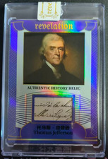 Thomas Jefferson 2025 Eternal 41/75 Patch Revelation Authentic History Relic