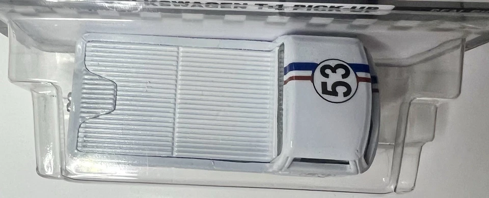HOT WHEELS HECHO A MEDIDA VOLKSWAGEN HERBIE THE LOVE BUG T-1 RECOGER A PILOTOS REALES Foto 2 de 4