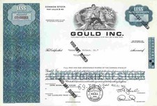 GOULD Inc 1969 Saint Paul Minnesota Rolling Meadows Clevite Pacific Dunlop Exide
