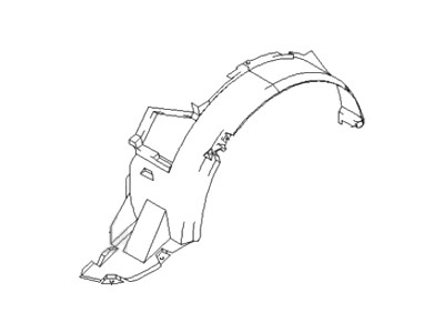 2000-2005 Hyundai XG300 Schutzbaugruppe - Vorderrad OEM Neu 8681139500