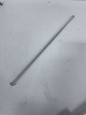 VTG 18  Clear Clear GLASS TOWEL ROD 9/16 diam TAPERED to 3/8  ENDS REPLACEMENT
