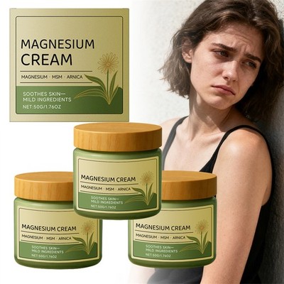 1-5Pcs Total Relief Magnesium Cream, Nerve Relief Magnesium Cream US Stock New