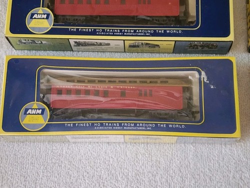 Vintage AHM HO Scale 4 Oldtime Coachs Kansas City St Lewis & Chicago - Picture 3 of 7