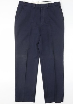 Blaue Herrenhose UK-Größe 34 in Canda Regular Fit