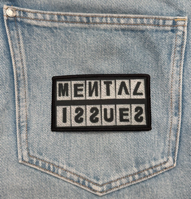 Mental Issues Band | 4 inches x 2 inches | Printed | Swedish Metalcore Hardcore