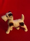 Ceramic Schnauzer Dog 2" Long Stamped Japan