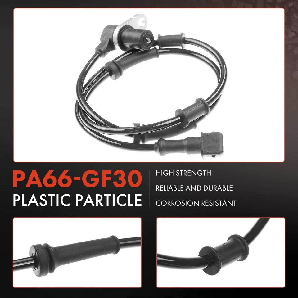 2x Sensores de velocidad de rueda ABS delanteros LH y RH para Volvo S40 2000-2003 V40 2000-2004 Foto 4 de 4