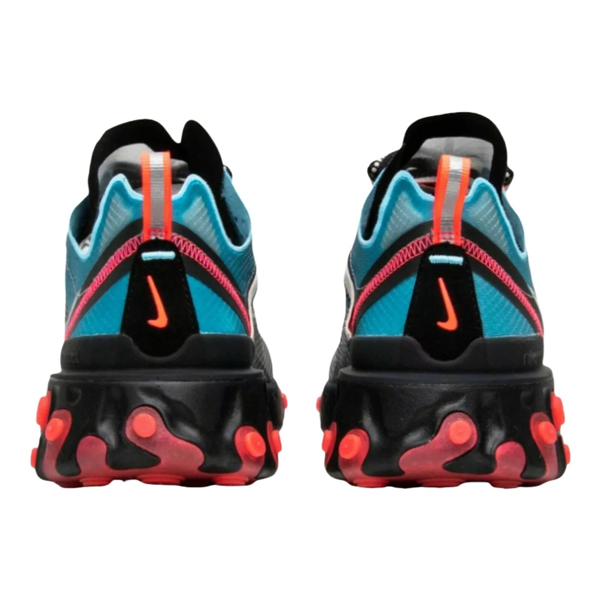 Nike React Element 87 Men\'s Running Shoes Black Grey Blue Chill Red AQ1090 Sz 10 Nike React Element 87  main image 2