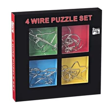 Puzzle Wire Set Simple IQ Challenging Genius Brain Teaser Unbelievable Dillemma