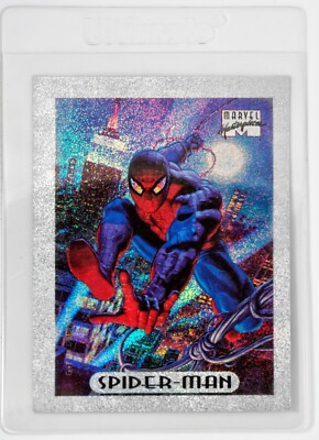 GREAT CONDITION: 1994 Marvel Masterpieces Holofoil-Silver Spider-Man #8
