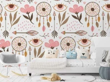 3D Aboriginal Pattern Wallpaper Wall Mural Removable Self-adhesive Sticker2