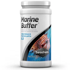 Seachem Marine Buffer 250 grams Powder Safely Raise Marine and Reef pH to 8.3